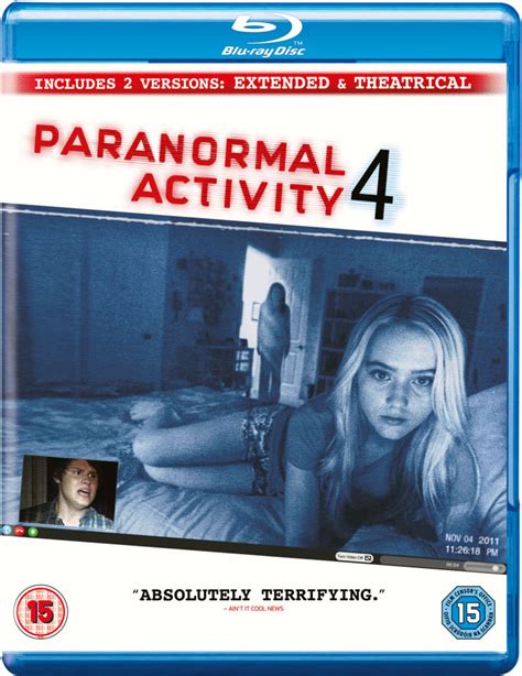 Paranormal Activity 4 Extended Edition Blu Ray