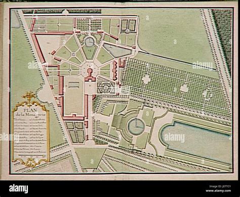 Plan De La M Nagerie De Versailles Sous Louis Xv Photo Stock Alamy