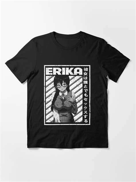 Erika Sakurai Kanojo Wa Dare To Demo Sex Suru Anime Hentai Art T For Fans T Shirt For Sale