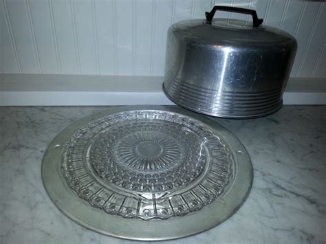 Vintage Regal Aluminum Cake Dome With Locking Carrier Collectors Weekly