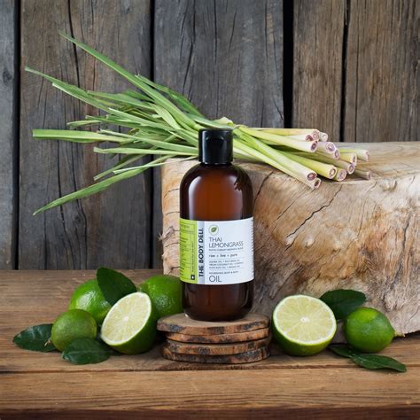 Thai Lemongrass Body Oil Paraben And Sulfate Free Bold Zesty Aroma