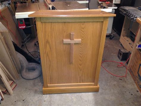 Hand Crafted A Church Communion Table And Pulpit By Toms Handcrafted