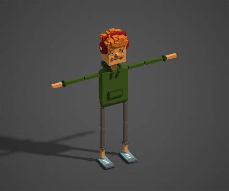 Magicavoxel Character Pastornetworking