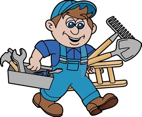 Handy Man Fixing Clip Art Scared Man Clipart Stunning Free The Best