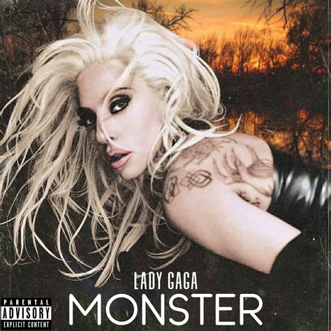 SᴉɹꞰ ɹǝʇsuoꟽ SnᴉqʎloԀ On Instagram “ Ladygaga Monster Albumcover Fanmade Mothermonster