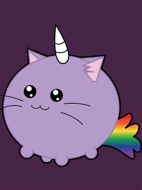 Cute Unicorn Cat T Shirt For Sale By Uredian Redbubble Chat T