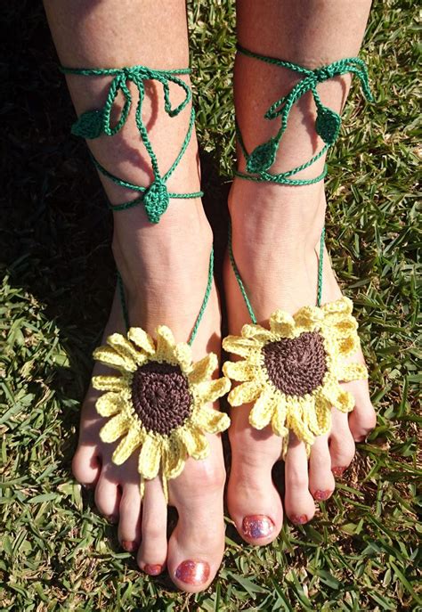 sunflower feet by un feral hippie sunflower hippiefeet unferalhippie barefootsandals