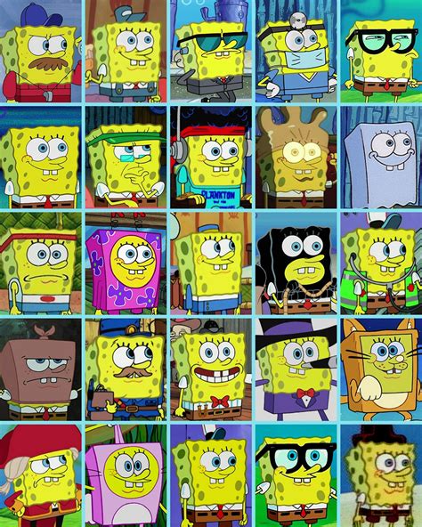 Oz The Other Side Of The Rainbow Many Faces Of Spongebob Squarepants