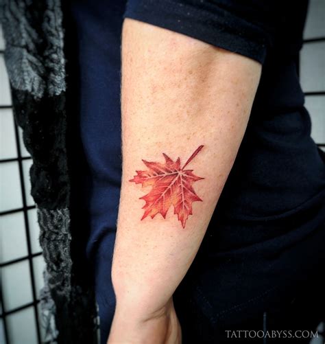 Top 148 Tattoo Of Maple Leaf