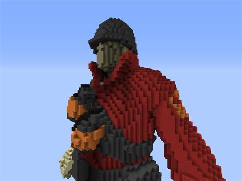 Team Fortress 2 Soldier Statue Minecraft Project