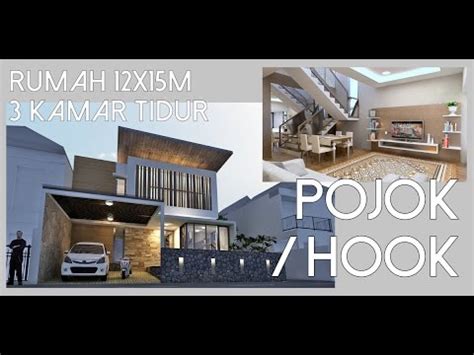 Desain rumah minimalis 3 kamar sangat ideal untuk tempat tinggal keluarga dan dengan desain rumah minimalis biaya murah dan mudah. Desain rumah lahan pojok 12x15m dengan 3 kamar tidur - YouTube
