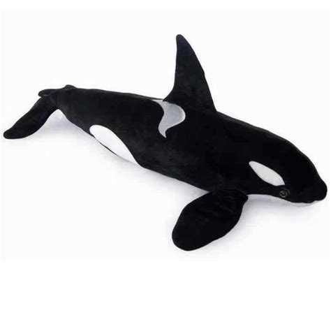 Full Size Orca Killer Whale Soft Stuffed Plush Toy Gage Beasley