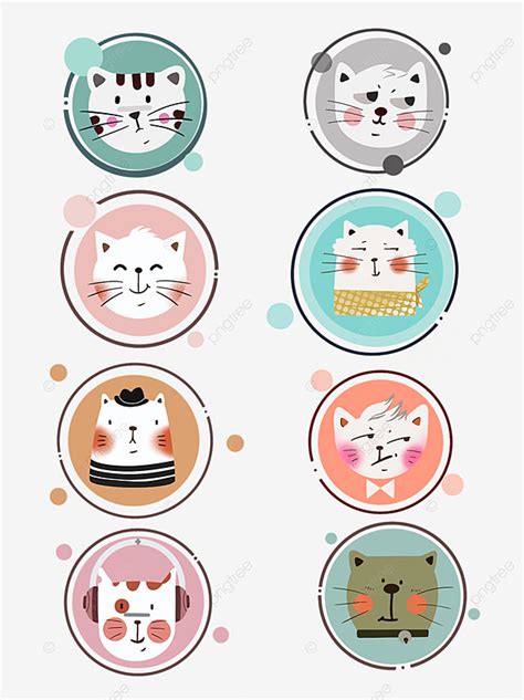 Cat Avatar Png Transparent Cute Cat Avatar Icon Design Avatar Icons