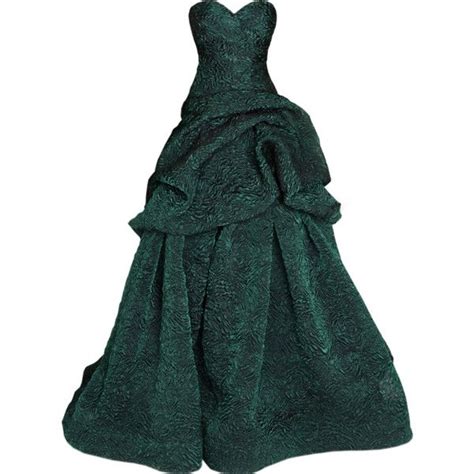 Monique Lhuillier Gown Liked On Polyvore See More Green Evening Gowns