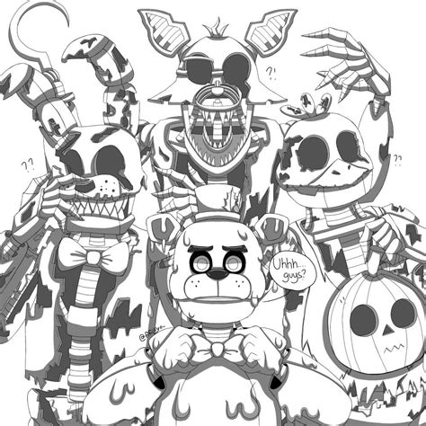 Fnaf Coloring Pages My Xxx Hot Girl