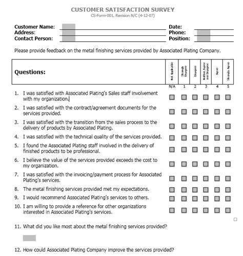So stick with us till the end! 13 Free Sample Customer Satisfaction Survey - Printable ...