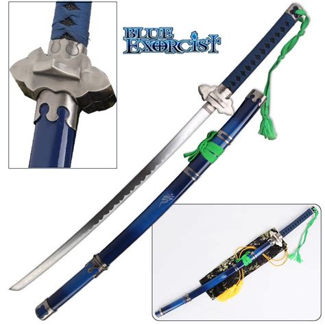 Metal Handicraft Article Crafts 41inch Blue Exorcist Sword Ao No