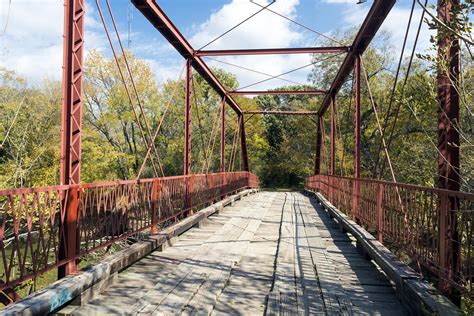 Old Alton Bridge Aka Goatmans Bridge Denton Texas R