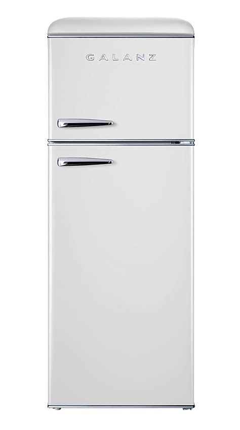 Best Buy Galanz Retro Cu Ft Top Freezer Refrigerator White Glr Tweer