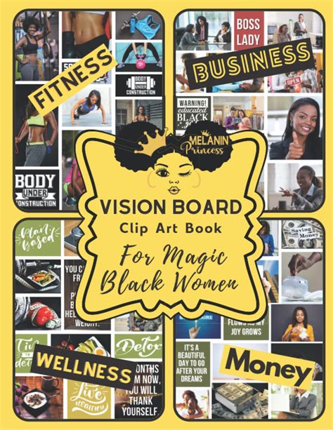 Buy Vision Board Clip Art Book For Magic Black Women 400 Pictures Quotes And Words Vision