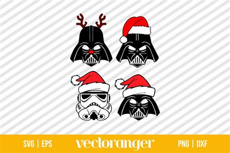 Star Wars Christmas Svg Vectoranger