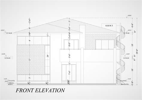Design 2d Floor Plan Architecture Working Drawings Set By