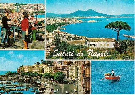 Napoli Souvenir Anni 70 Postcard Napoli Places