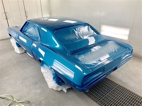 Fresh Lemans Blue Paint On All Original Numbers Matching 1969 Camaro Z