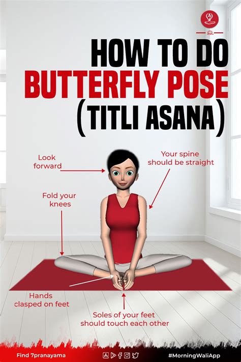 Butterfly Pose Titli Asana Steps Benefits Precautions In 2021