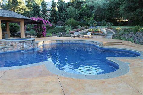 In fact, it happens to all pools! Decorative Concrete Pool Decks, Acid Stained Pool Decks ...