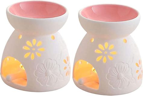 Singeek Ceramic Tea Light Candle Holderwax Melt Warmer
