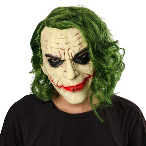 New Halloween Batman Joker Mask Cosplay Horror Scary Clown Mask W