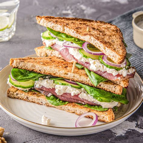 Lultime Sandwich Au Jambon Et Fromage À La CrÈme
