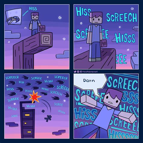 Minecraft Phantom Comic By Youhaveowl On Newgrounds