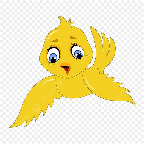 Yellow Bird Vector Hd Png Images Clip Art Bird Cartoon Bird Yellow