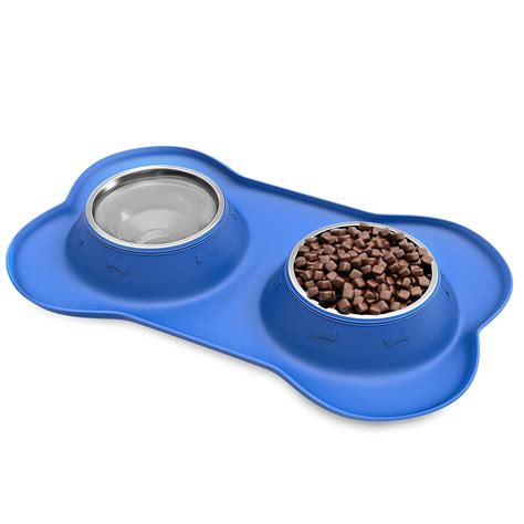 They help arthritic dogs eat. Stainless Steel Pet Bowls for Dogs and Cats- Set of 2 ...