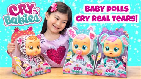 Cry Babies Doll Unboxing Now In Usa Baby Dolls Cry Real Tears Meet