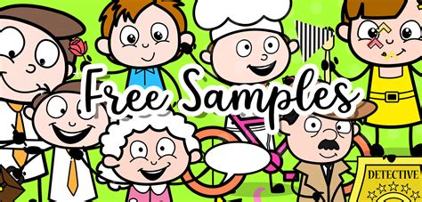 Download Free Cartoon Characters - Vector PNG
