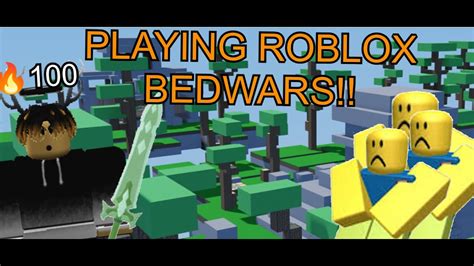 🔴playing Roblox Bedwars🔴level 50 Grind Youtube