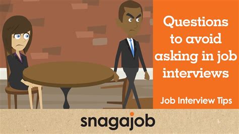 Job Interview Tips Part 25 Questions To Avoid Asking In A Job