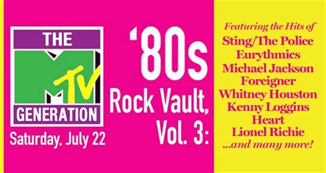 Celebrate The Mtv Generation On Saturday Down In The Depot District