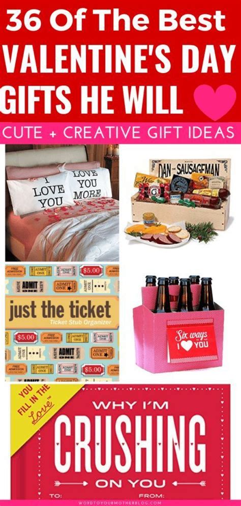 Unique romantic gifts for husband. Valentine's Day Gifts For Him! 36 Creative Valentine's Day ...