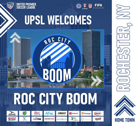 Upsl Announces New York Expansion With Roc City Boom Roc City Boom