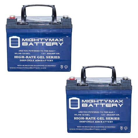 Mighty Max Battery 12 Volt 35 Ah Sla Sealed Lead Acid Gel Agm Type