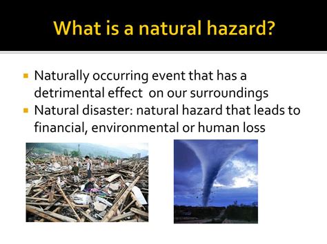 Ppt Natural Hazard Powerpoint Presentation Free Download Id