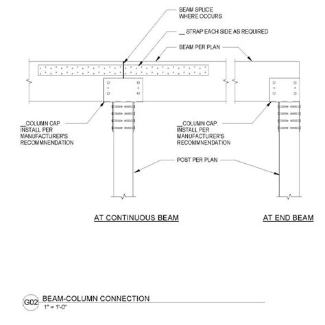 Beam Column Connection Woodworks Wood Products Council