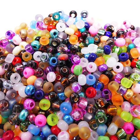 Size 6 Seed Bead Mix 10g Multicoloured The Bead Shop