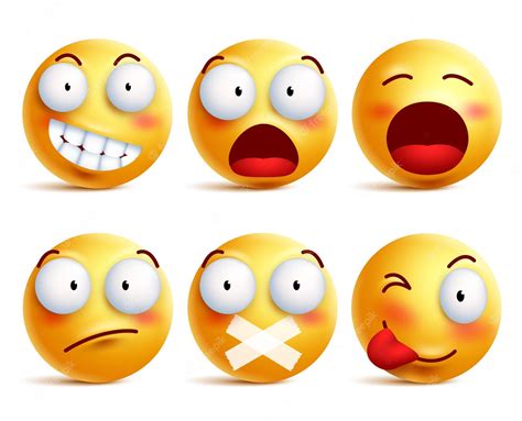Premium Vector Emoji Vector Set Emojis Face Icons Or Emoticons With