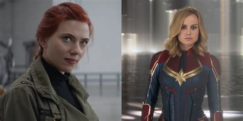 Black Widow And Captain Marvel The Duality Of Gender In