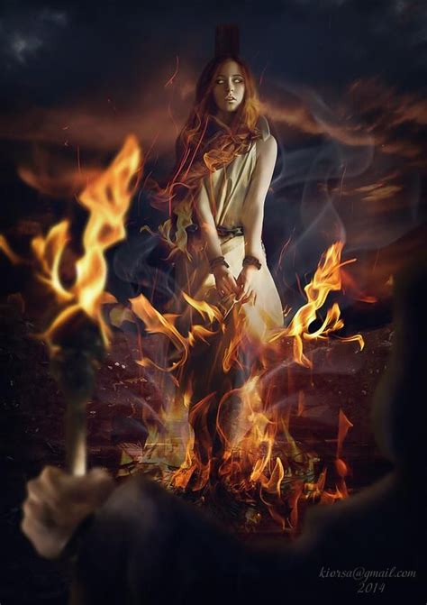 Burn The Witch By Kiorsa On Deviantart Dark Fantasy Art Fantasy Photography Witch
